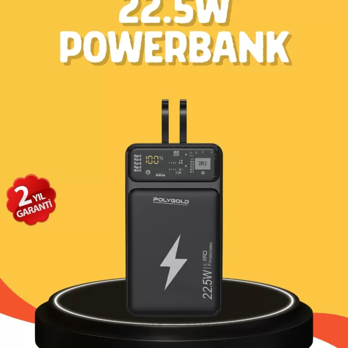 ® Yeni Ürün Powerbank 10000 Mah Dijital Göstergeli Taşınabilir