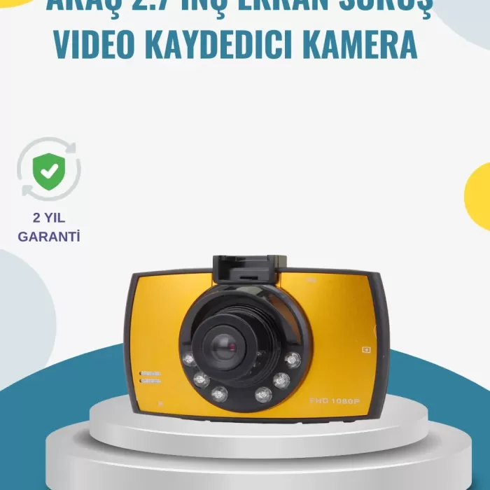 ® Yeni Ürün Araç İçi Hd Dvr Kamera G Sensor Ve Hareket Algılama Özellikli