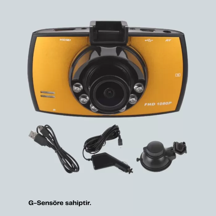 ® Yeni Ürün Araç İçi Hd Dvr Kamera G Sensor Ve Hareket Algılama Özellikli