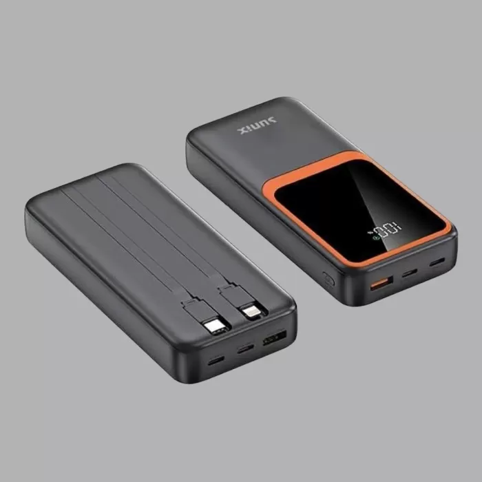 ® Yeni Ürün Powerbank 20000 Mah Dijital Ekranlı Ve Çok Kablolu Hızlı Şarj Cihazı