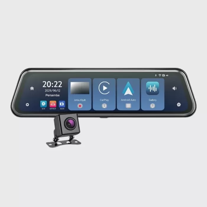 ® Yeni Ürün Ultra Geniş Açılı Araç Kamerası Dokunmatik Ayna Kayıtlı