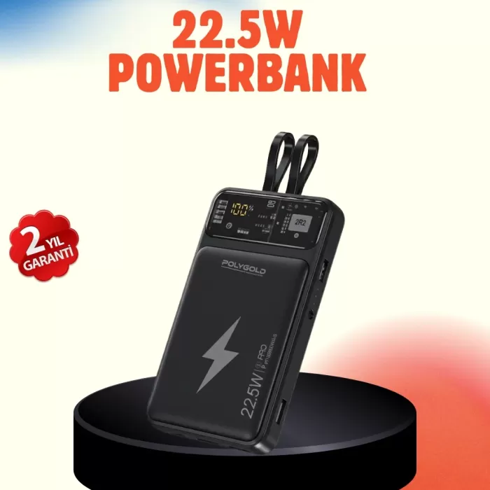 ® Yeni Ürün Mobil Powerbank 22.5w Pd Destekli Hızlı Şarj