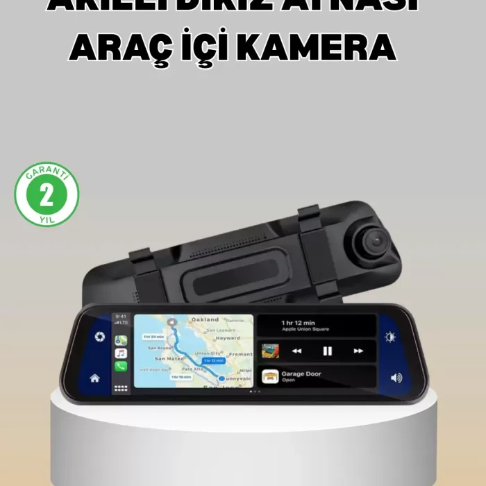 ® Yeni Ürün Gece Görüşlü Araç Dikiz Aynası Kamera Park Monitörlü