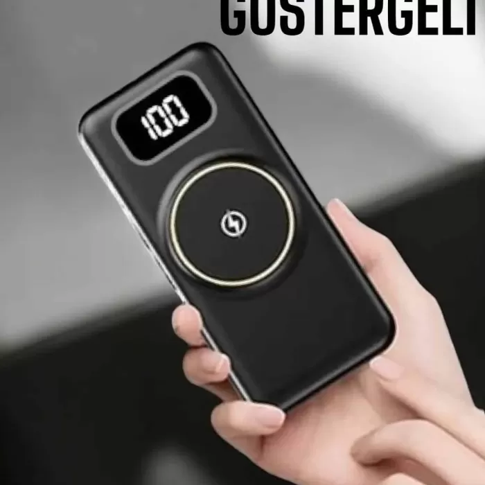 ® Yeni Ürün Powerbank Taşınabilir 10.000 Mah Hızlı Şarj Dijital Göstergeli