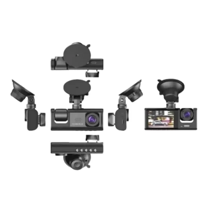 ® Yeni Ürün 1. 3 Kameralı Full Hd Araç KamerasıÖn İç Ve Arka Görüş İle %100 Kapsama