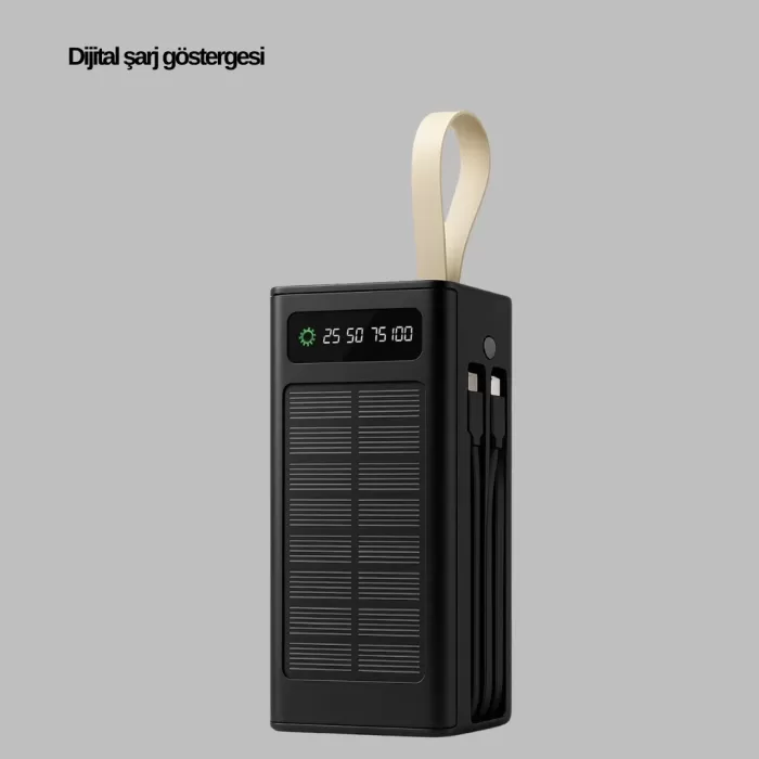 ® Yeni Ürün Kamp Ve Outdoor Kullanıma Uygun Güneş Panelli Powerbank