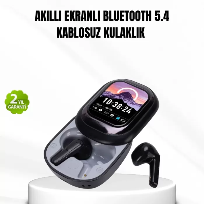 ® Yeni Ürün Bluetooth 5.4 Kulaklık – Gürültü Engelleme Ve Akıllı Ekranlı Şarj Kutusu