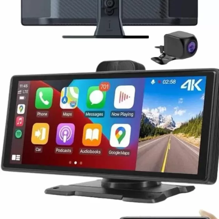 ® Yeni Ürün Android Ve İos Uyumlu Ön Arka Çift Kameralı Araç Ekranı Dokunmatik Carplay