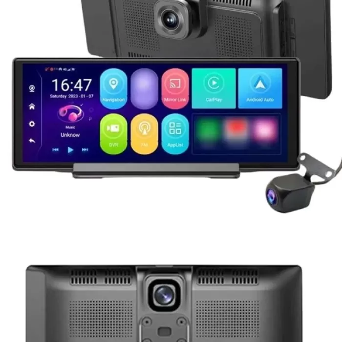 ® Yeni Ürün Android Ve İos Uyumlu Ön Arka Çift Kameralı Araç Ekranı Dokunmatik Carplay