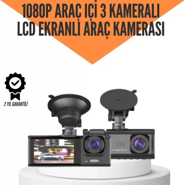 ® Yeni Ürün Ta-01 Lcd Ekranlı Gece Görüşlü Araç Kamerası