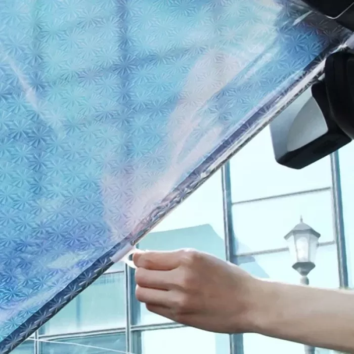 ® Yeni Ürün Araç İçi Araba Güneşliği Oto Ön Cam Güneşlik Branda Katlanabilir Koruyucu Güneşlik 68 X125 Cm