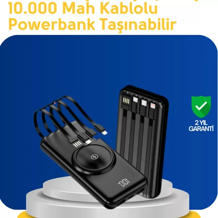 ® Yeni Ürün Akıllı Koruma Sistemli Powerbank – Hızlı Güvenli Ve Modern