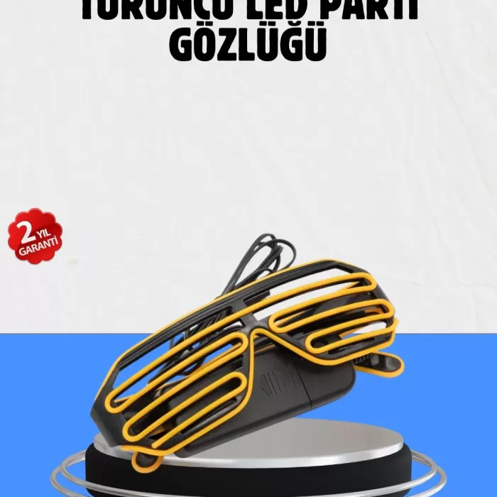 ® Yeni Ürün Kutlamalara Renk Katan Led Işıklı Parti Gözlüğü