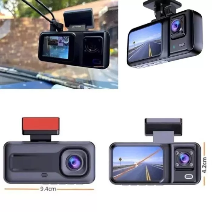 ® Yeni Ürün Ön Ve Arka Kameralı 2 İnç 1080p Full Hd Dvr Araç İçi Ekran