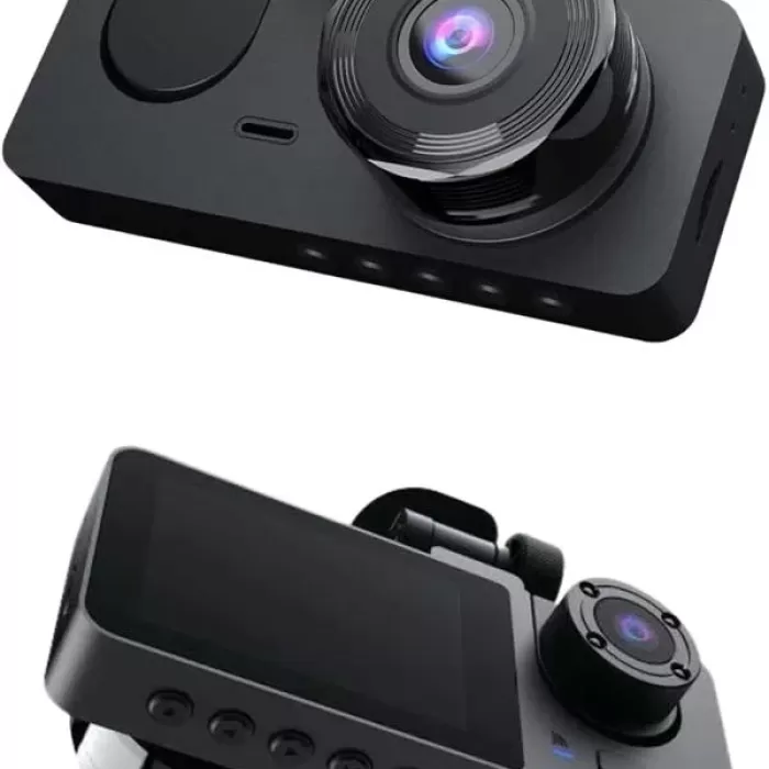 ® Yeni Ürün Yol Kayıt Araç Kamerası Hd Dvr 3 Kameralı 2.0in Ekranlı Ön İç Arka