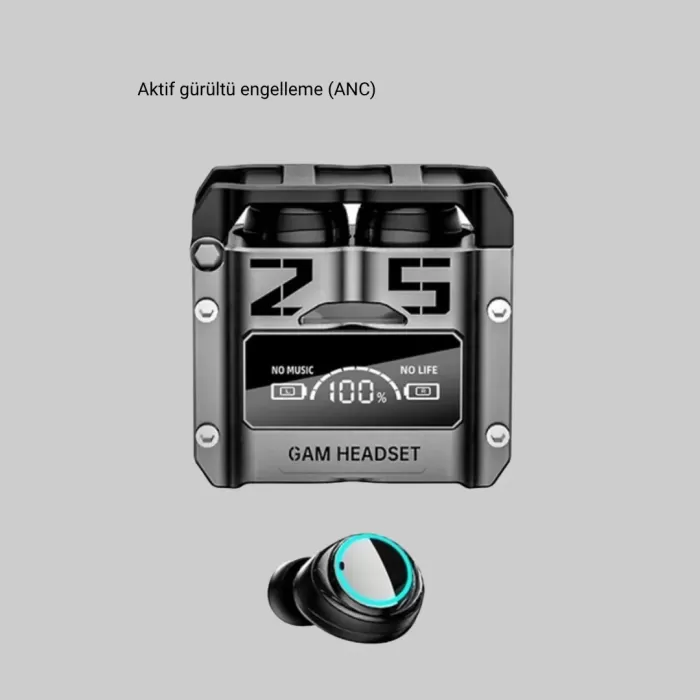 ® Yeni Ürün Kablosuz Bluetooth 5.3 Kulaklık – Aktif Gürültü Engelleme Ve Gecikmesiz Oyun Modu