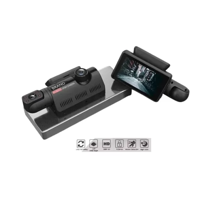 ® Yeni Ürün Çift Görüşlü DashcamGece Görüşlü 1080p Araç İçi Güvenlik Kamerası