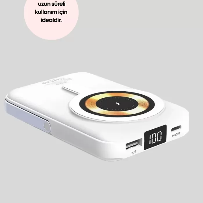 ® Yeni Ürün Çoklu Kablo Çıkışlı Taşınabilir Powerbank Kompakt Tasarım