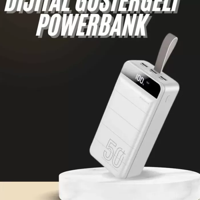 ® Yeni Ürün Hızlı Taşınabilir 50.000 Mah Powerbank Led Ekran Android Ve İos Uyumlu