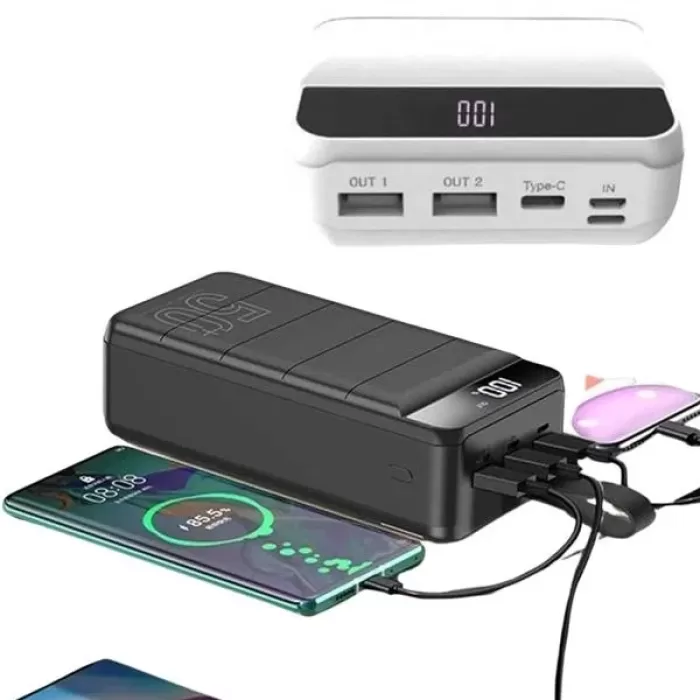 ® Yeni Ürün Hızlı Taşınabilir 50.000 Mah Powerbank Led Ekran Android Ve İos Uyumlu