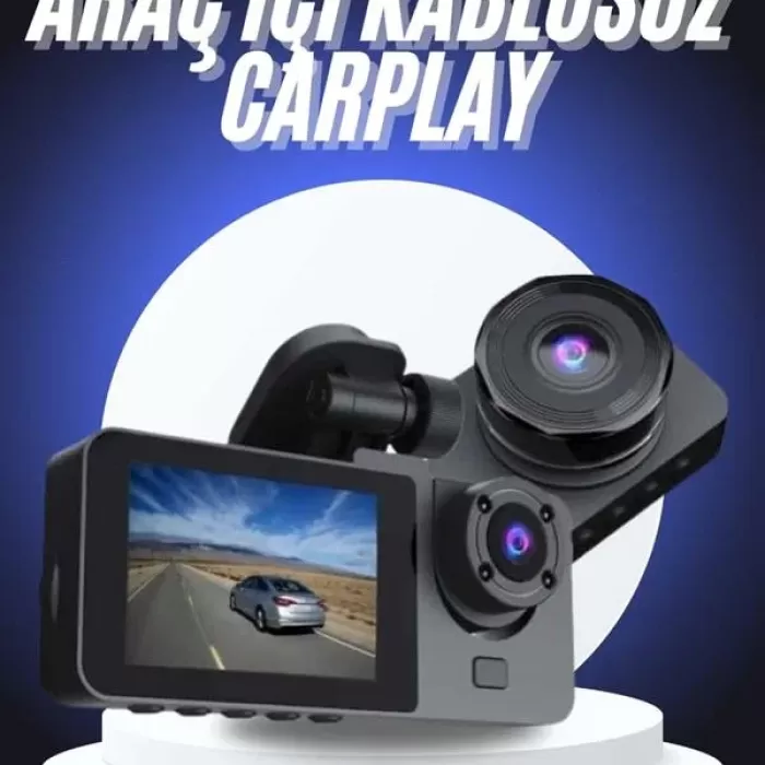 ® Yeni Ürün Carplay Fotoğraf Ve Video Kaydedici Araç İçi Kamera Ekranlı