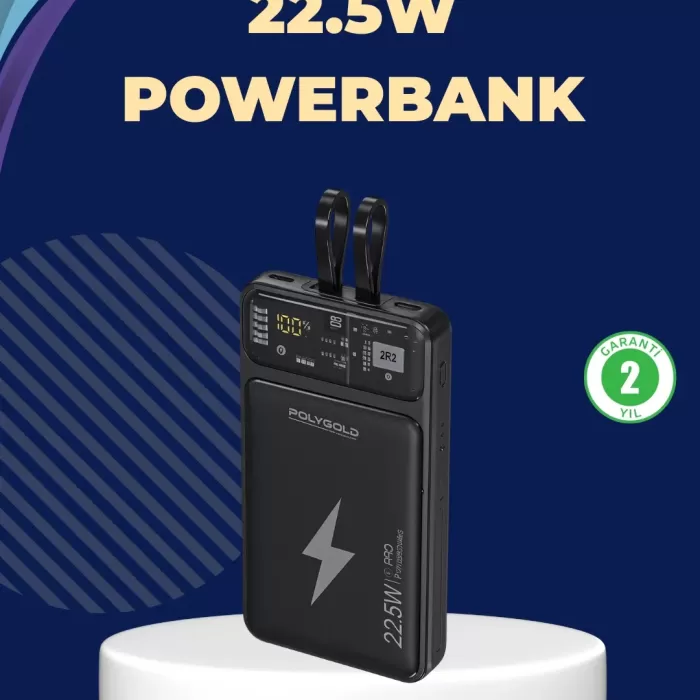 ® Yeni Ürün Taşınabilir Powerbank 22.5w Hızlı Şarj Destekli