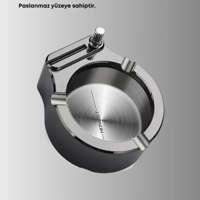 ® Yeni Ürün Metal Küllük Çakmaklı Masa Üstü Şık Tasarım