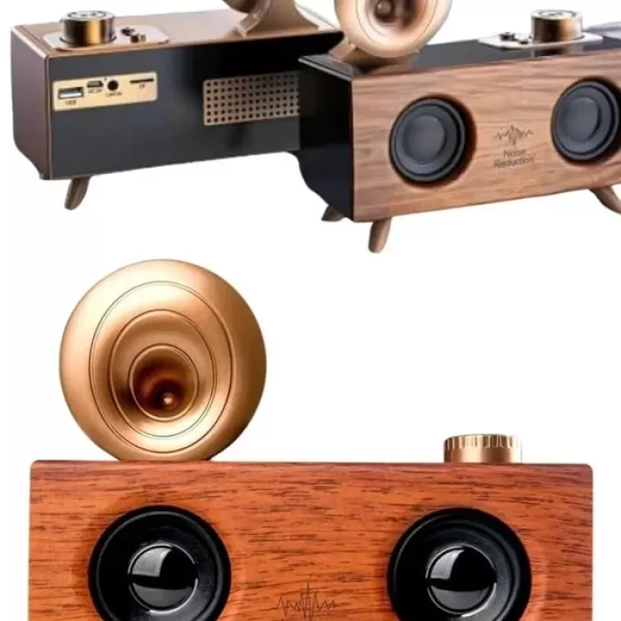 ® Yeni Ürün Gramafon Radyo Bluetooth Hoparlör Nostaljik Radyo Fm Radyo