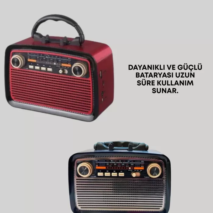 ® Yeni Ürün Bluetooth HoparlörKablosuz Bağlantı Geniş Ses Alanı Radyo Destekli Hafif Ve Taşınabilir
