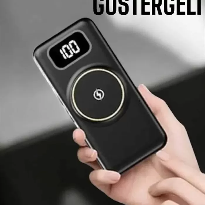 ® Yeni Ürün Powerbank Taşınabilir 10.000 Mah Hızlı Şarj Dijital Göstergeli