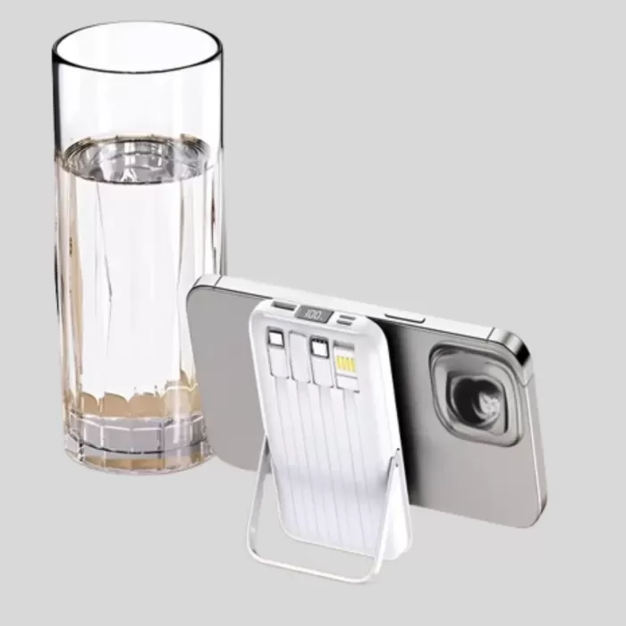 ® Yeni Ürün Lcd Göstergeli Manyetik Powerbank Type C Usb Girişli