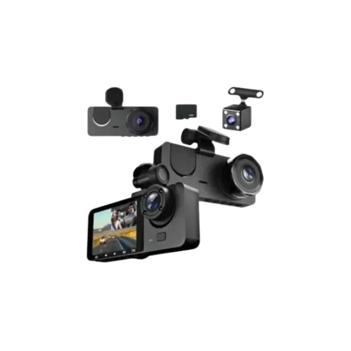 ® Yeni Ürün Gelişmiş G-sensörlü Üçlü Araç Kamerası5” Lcd Ekran Ve Hareket Algılama