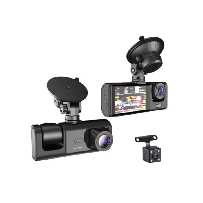 ® Yeni Ürün Gelişmiş G-sensörlü Üçlü Araç Kamerası5” Lcd Ekran Ve Hareket Algılama