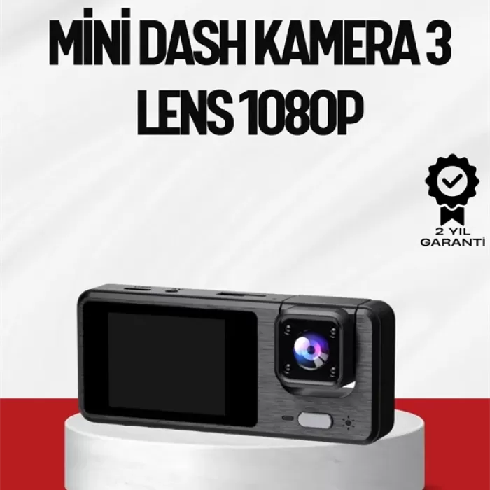 ® Yeni Ürün 3 Kameralı Dvr Araç KamerasıTam Güvenlik Tam Kapsama