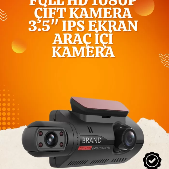 ® Yeni Ürün Wifi Destekli Araç Kamerası3 İnç Ekran 1080p Ön Ve 720p İç Kamera