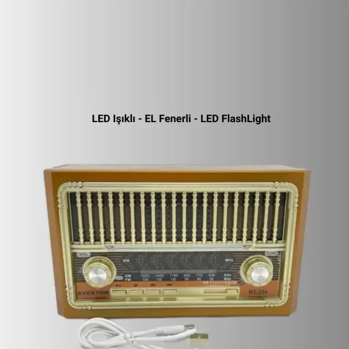 ® Yeni Ürün Led Fenerli Taşınabilir Bluetooth Hoparlör