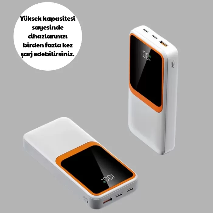 ® Yeni Ürün 10000 Mah Hızlı Şarj Destekli Powerbank – Hafif Kompakt Ve Güvenli