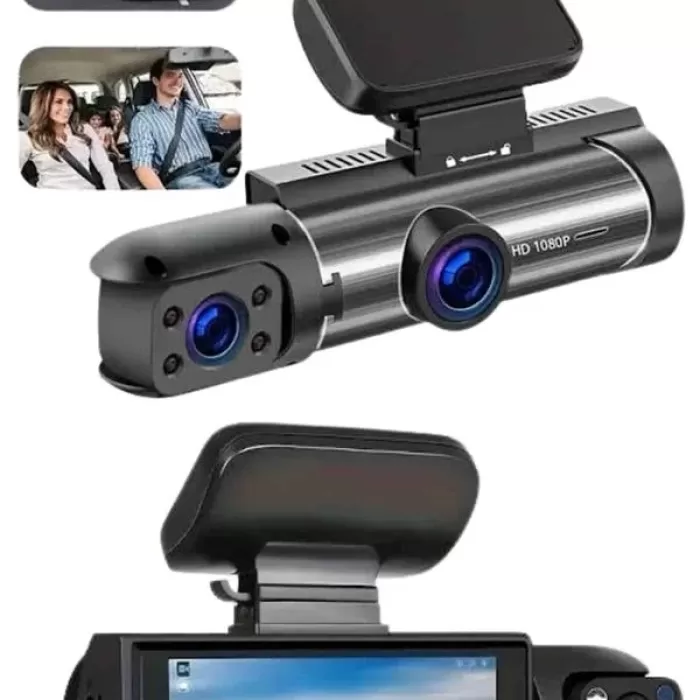 ® Yeni Ürün Araç Kamerası Black Box Çift Kameralı Ekranlı Full Hd Sürüş Kamerası