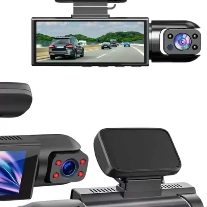 ® Yeni Ürün Araç Kamerası Black Box Çift Kameralı Ekranlı Full Hd Sürüş Kamerası