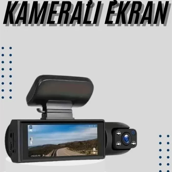 ® Yeni Ürün Çift Kameralı Araç Kamerası Ön Ve Arka Kameralı