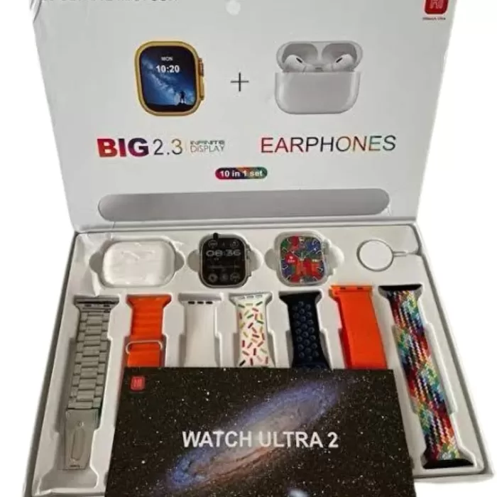 ® Yeni Ürün 9 Ultra Akıllı Saat 49mm 2inç Ekran 7 Kordonlu Ve Bluetooth Kulaklık