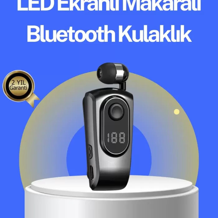 ® Yeni Ürün Dijital Ekranlı Bluetooth Kulaklık – Titreşimli Bildirim 25 Saat Kullanım