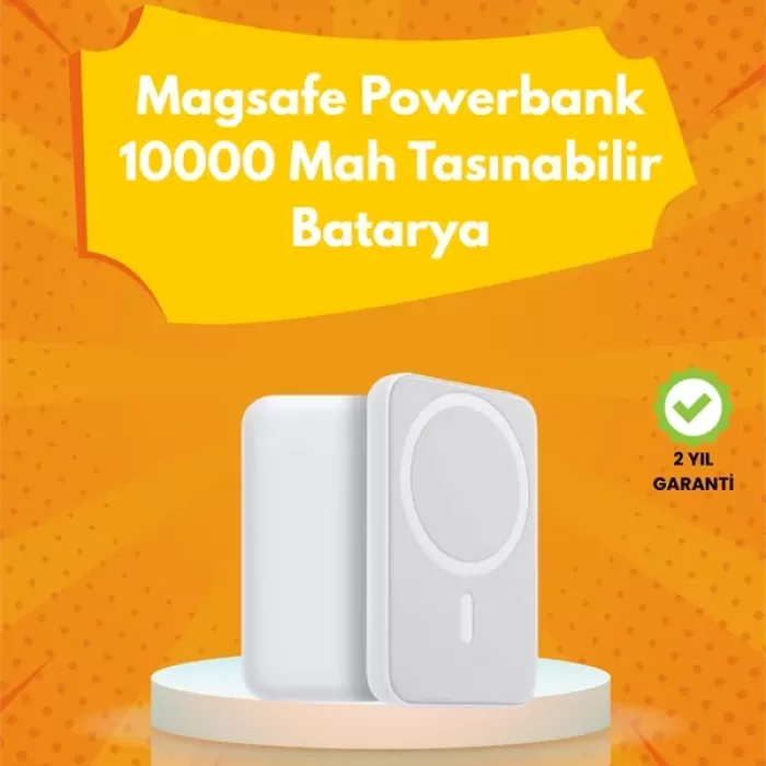 ® Yeni Ürün Ultra Kompakt Ve Güçlü – Magsafe Powerbank 10000 Mah İle Kablosuz Şarj Deneyimi