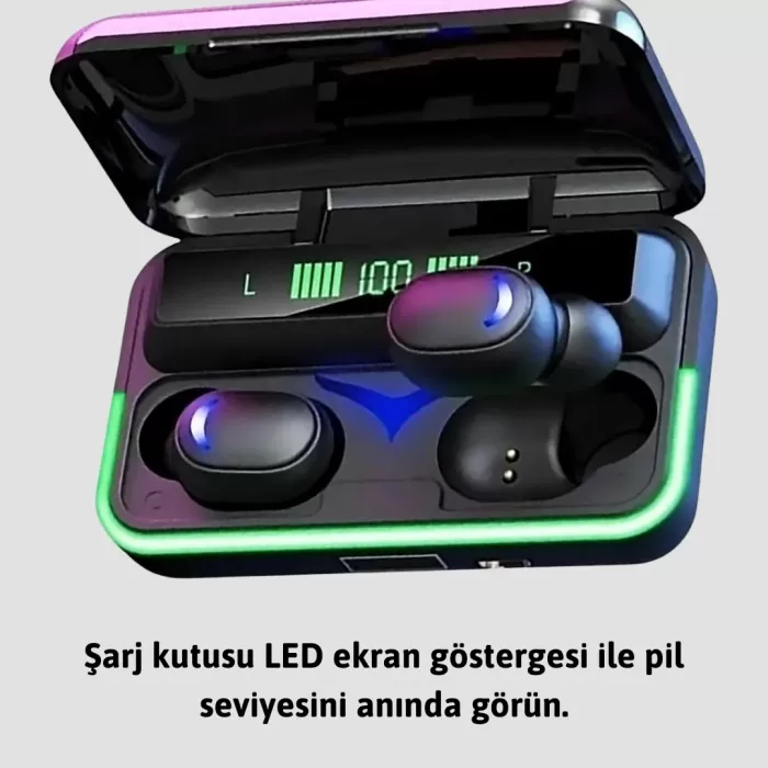 ® Yeni Ürün Powerbank Özellikli Bluetooth 5.1 Kulaklık Oyun Ve Müzik İçin