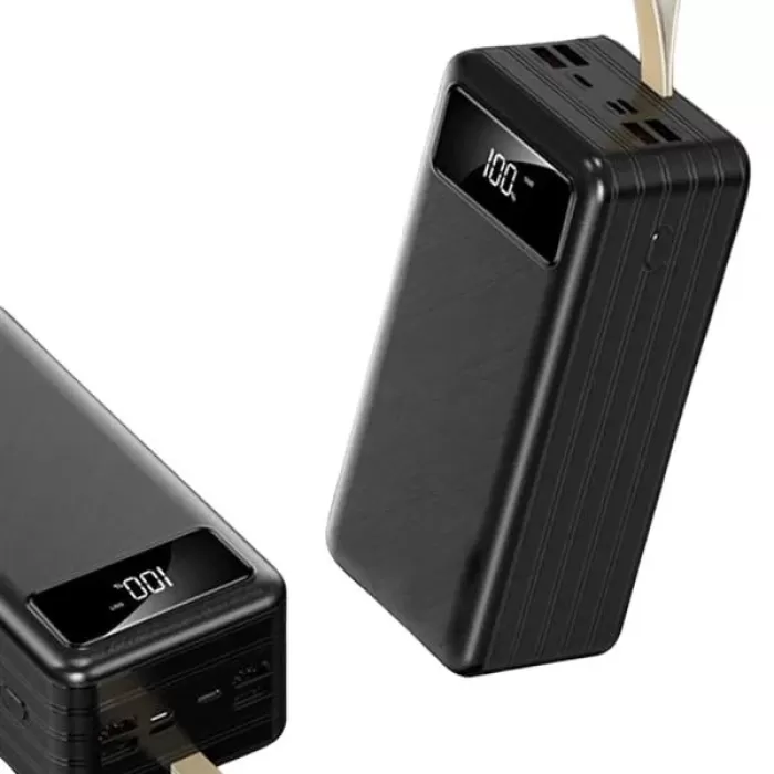 ® Yeni Ürün Hızlı Şarj 4 Çıkışlı Powerbank 60.000 Mah Taşınabilir Dijital Göstergeli