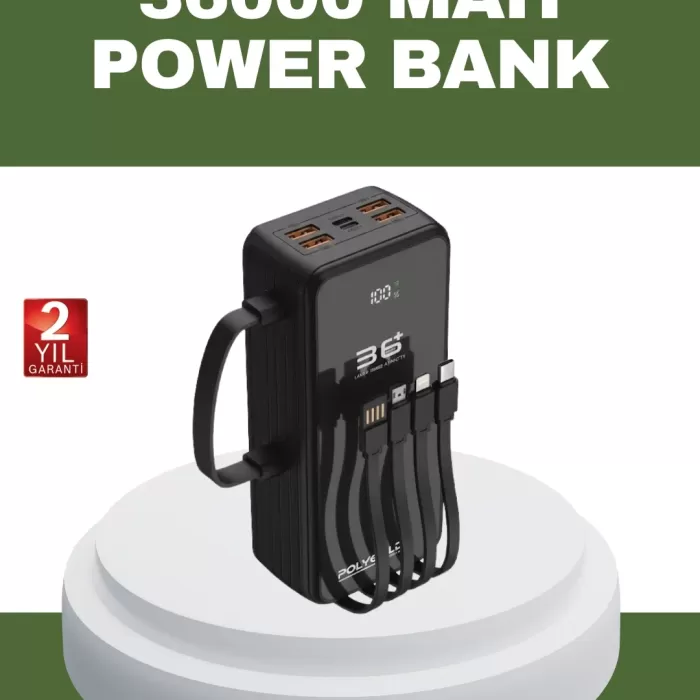 ® Yeni Ürün Hızlı Şarj Destekli Powerbank Tüm Cihazlarla Uyumlu