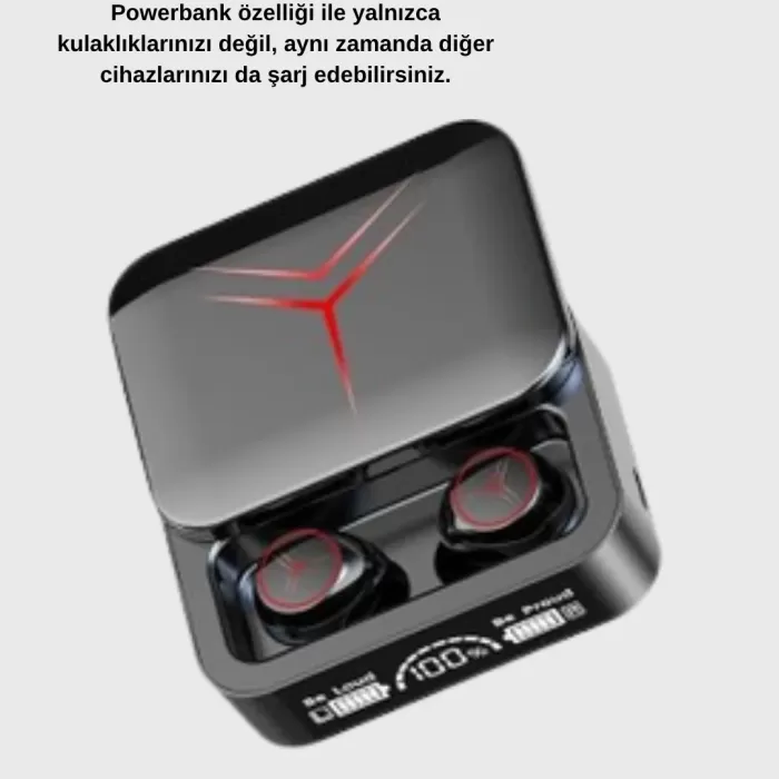 ® Yeni Ürün Bluetooth Powerbank Kulaklık – Kablosuz Uzun Pil Ömrü Dokunmatik Ve Yüksek Ses Kalitesi