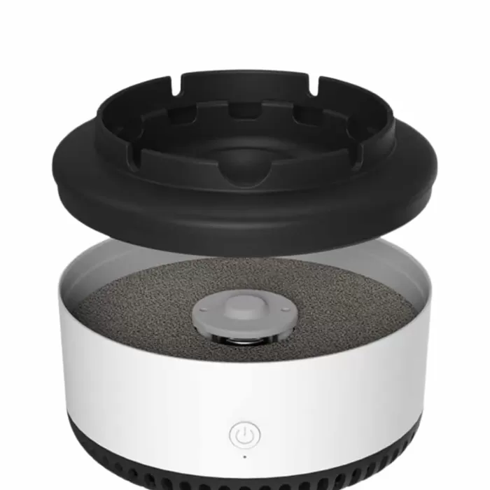 ® Yeni Ürün Kül Tablası Hava Temizleyici Araç Akıllı Küllük Duman Temizleyici