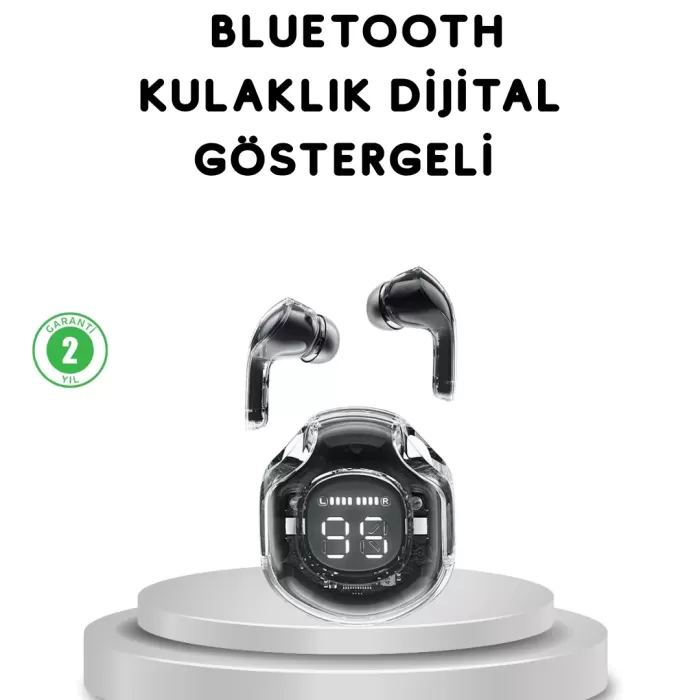 ® Yeni Ürün Bluetooth 5.3 Kablosuz Kulaklık Hifi Stereo Ve Ekstra Bass Dijital Ekranlı