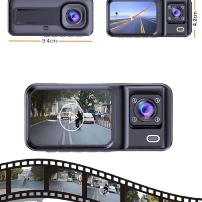 ® Yeni Ürün 2 İnç Araç İçi Kameralı Ekran 1080p Full Hd Kaliteli Hafıza Kart Destekli